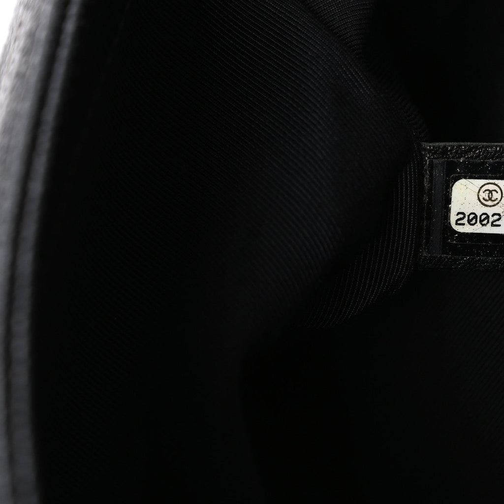 Caviar Quilted Medium Boy Flap Black