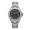 Stainless Steel Platinum 40mm Oyster Perpetual Date Yacht-Master Watch Slate 126622