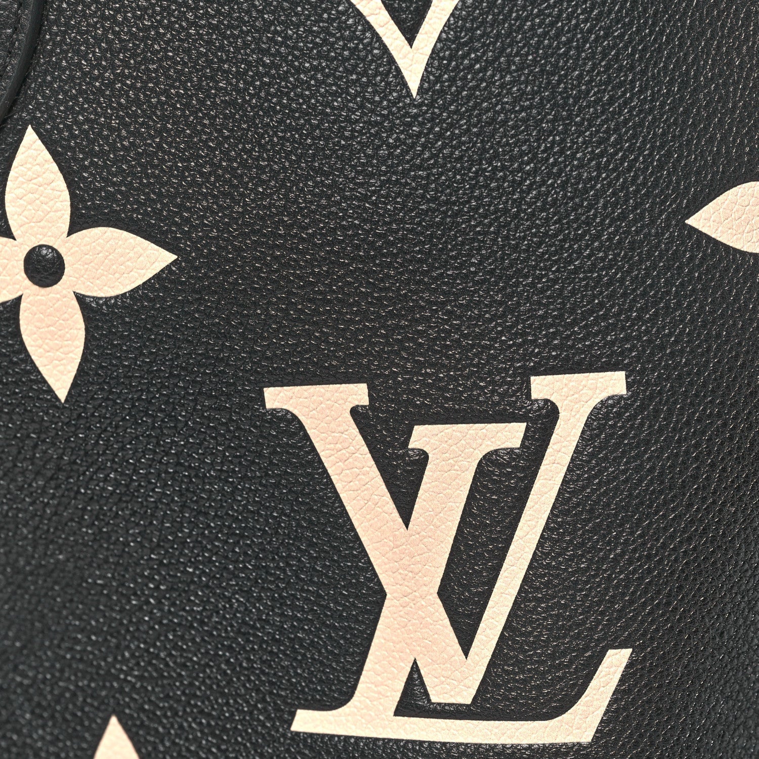 Empreinte Monogram Giant Neverfull MM Black Beige