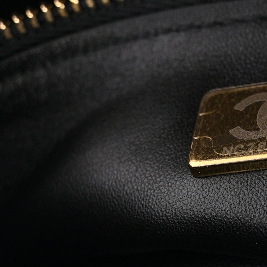 Suede Calfskin Small Souplissimo Maxi Flap Black