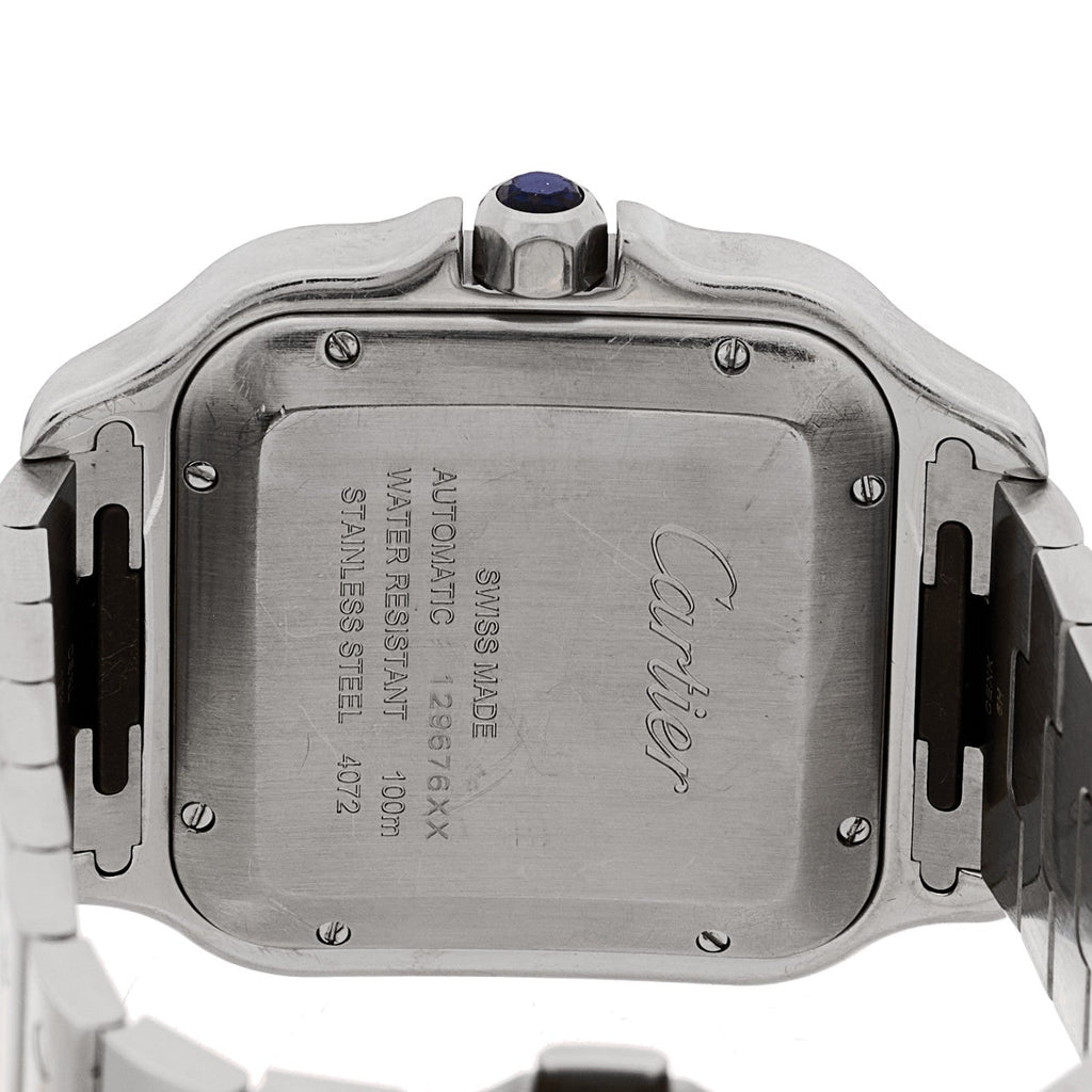 Stainless Steel 39.8mm Santos De Cartier Automatic Watch