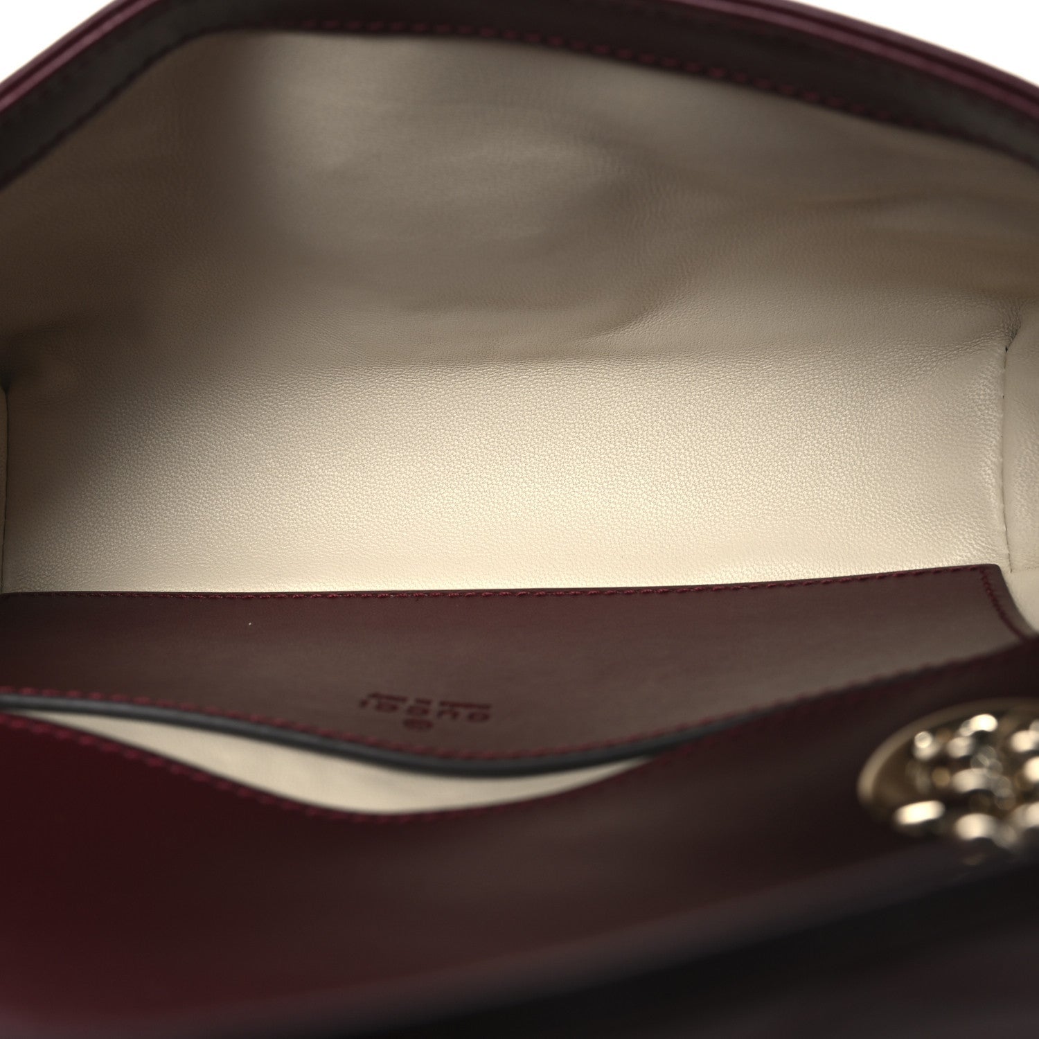 Calfskin Matelasse Small GG Marmont Shoulder Bag Rosso Ancora