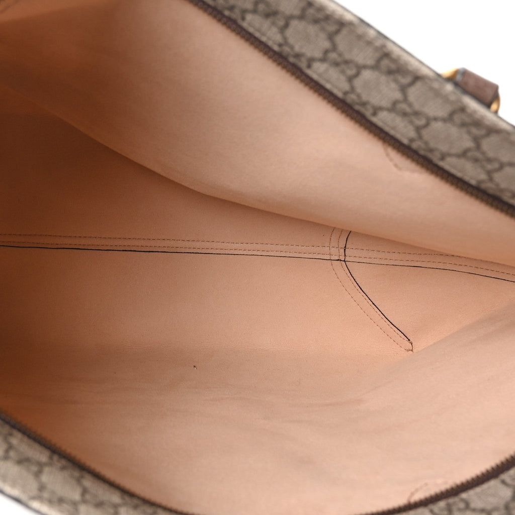 GG Supreme Monogram Medium Ophidia Shopping Tote Ebony