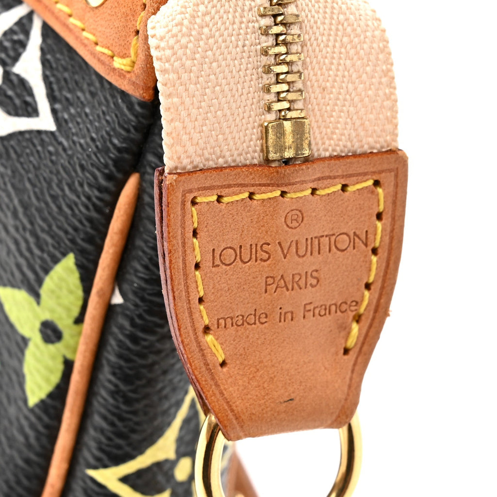 Monogram Multicolor Pochette Accessories Black