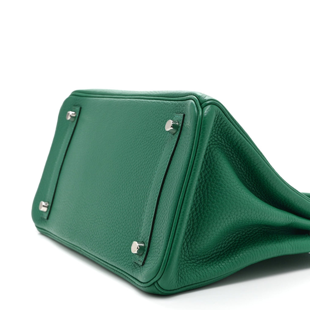 Togo Verso Birkin 30 Vert Vertigo Vert Fonce