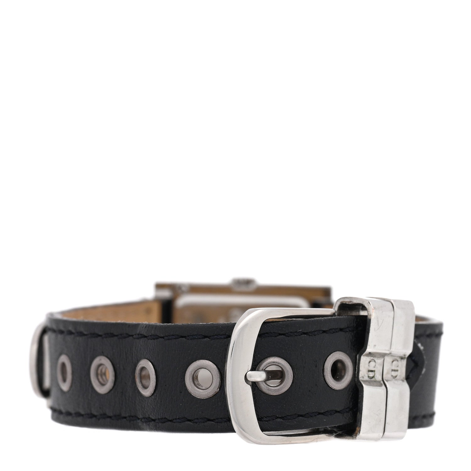 Stainless Steel Calfskin 20mm Malice Quartz Watch Black