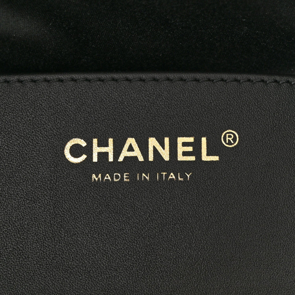 Caviar Quilted Mini Chanel 25 Handbag Black