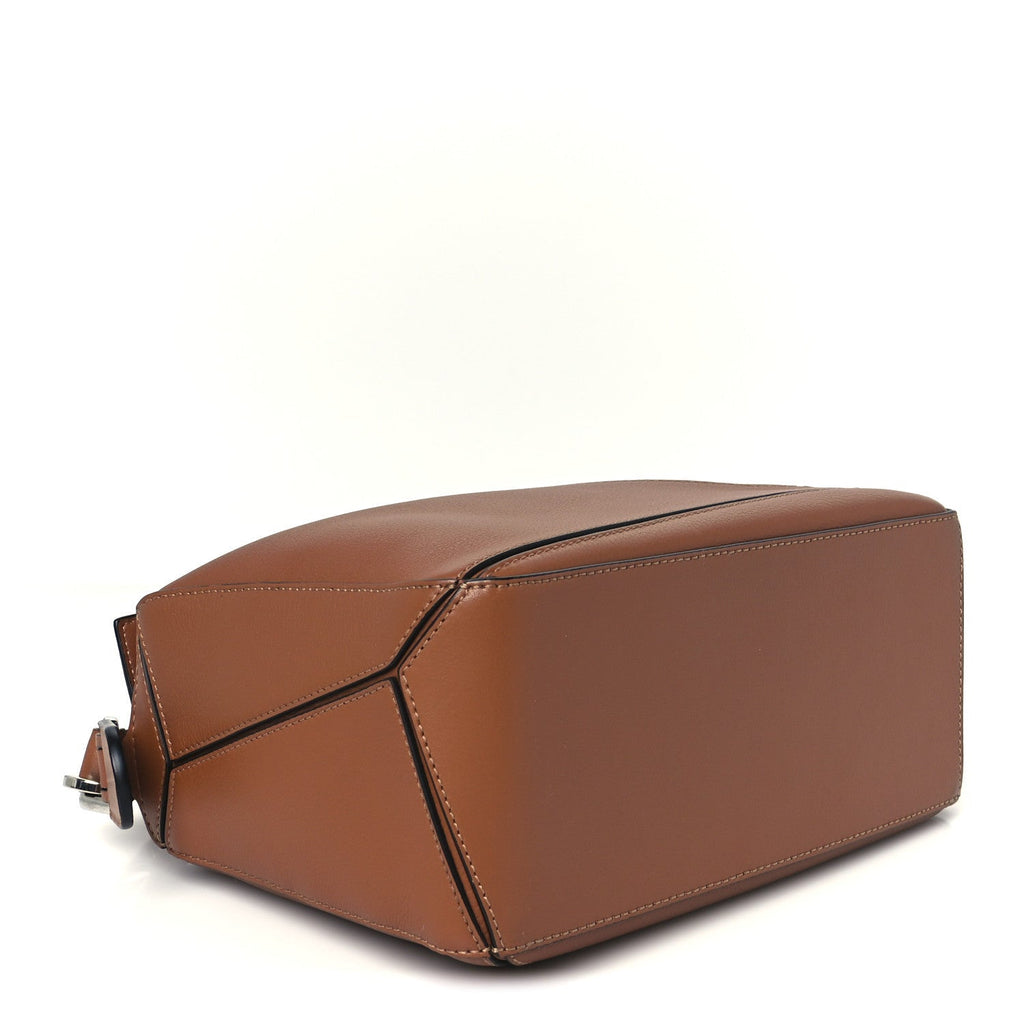 Calfskin Small Puzzle Bag Tan