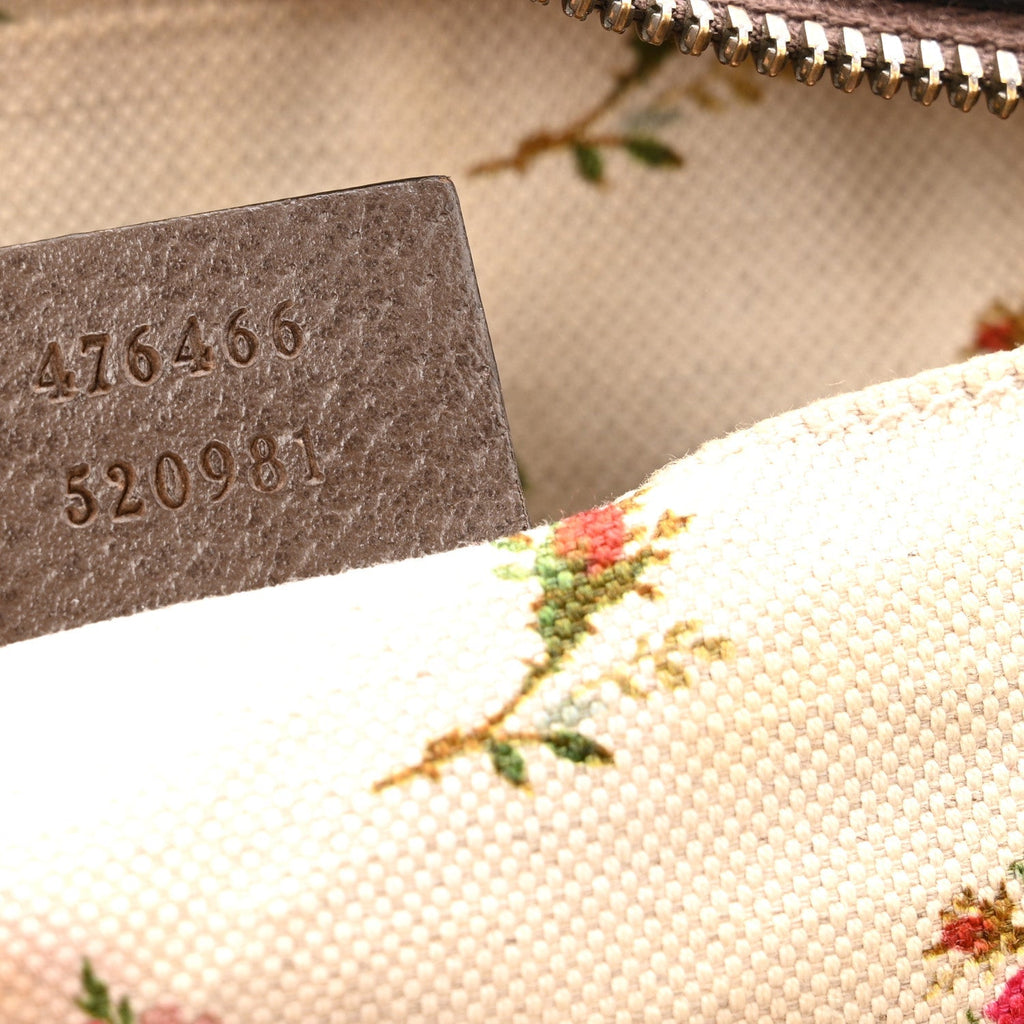 GG Supreme Monogram Web Neo Vintage Shoulder Bag Beige New Acero Crop