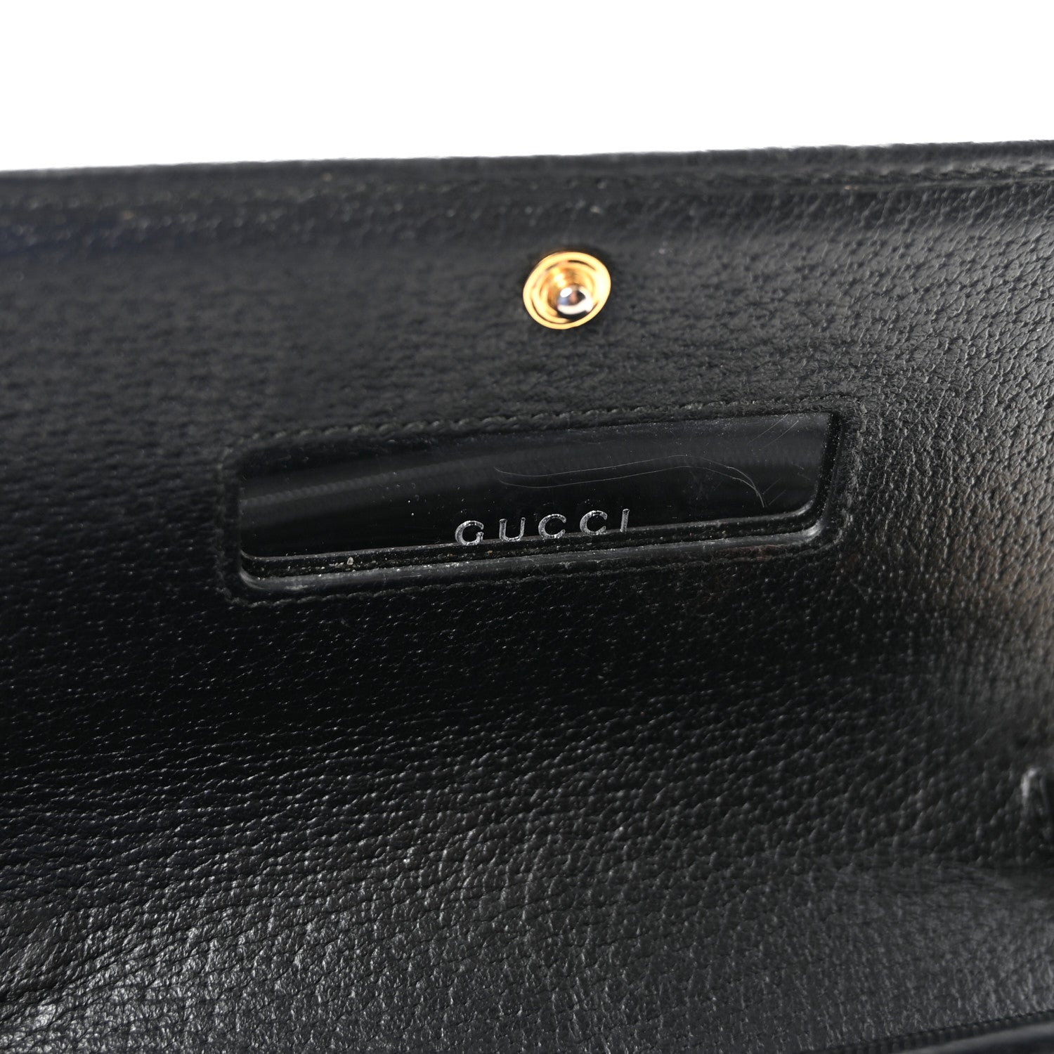 Dollar Calfskin Web Ophidia Wallet On Chain Black