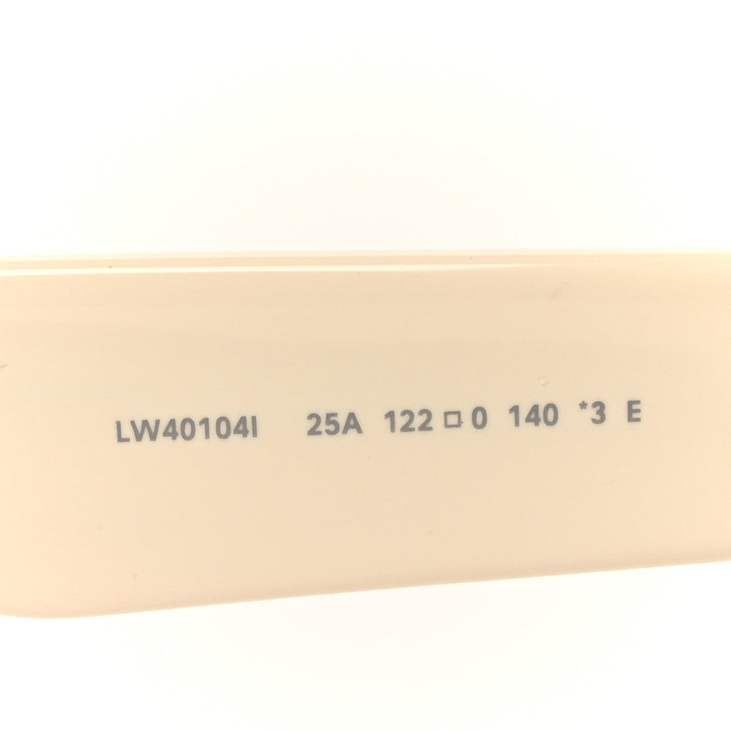 Acetate Anagram Shield Sunglasses LW40104I Beige