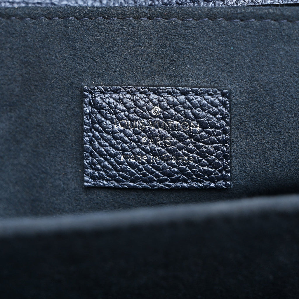 Metallic Empreinte Monogram Giant Pochette Metis Navy Nacre