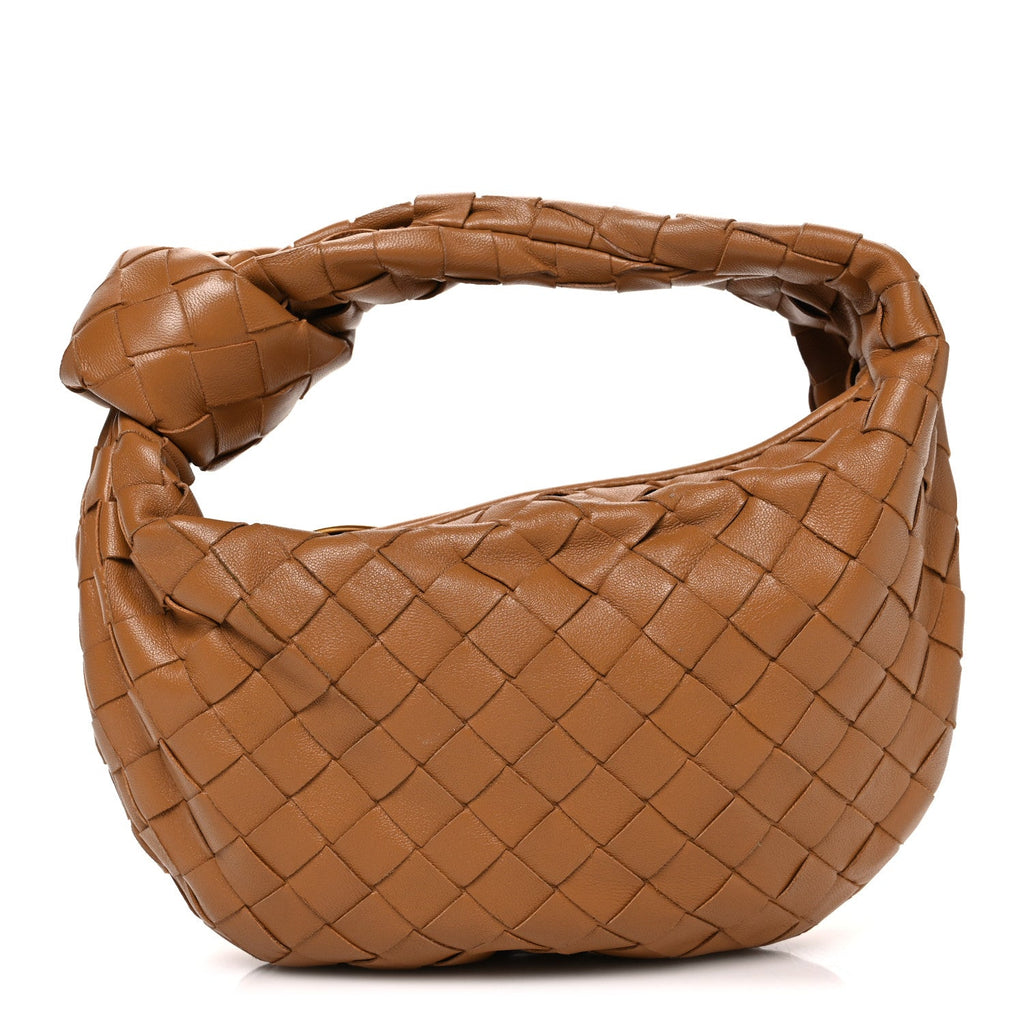 Nappa Intrecciato Mini Jodie Caramel