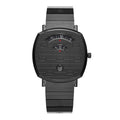 PVD Stainless Steel 38mm Grip Quartz Watch Black