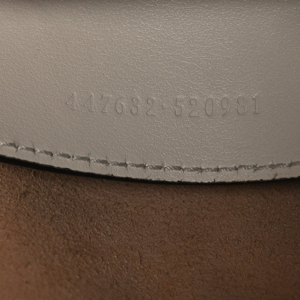 Calfskin Matelasse Small GG Marmont Chain Shoulder Bag White