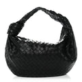 Nappa Intrecciato Small Jodie Hobo Black