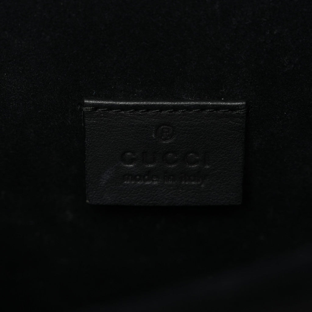 GG Supreme Monogram Mini Dionysus Shoulder Bag Black