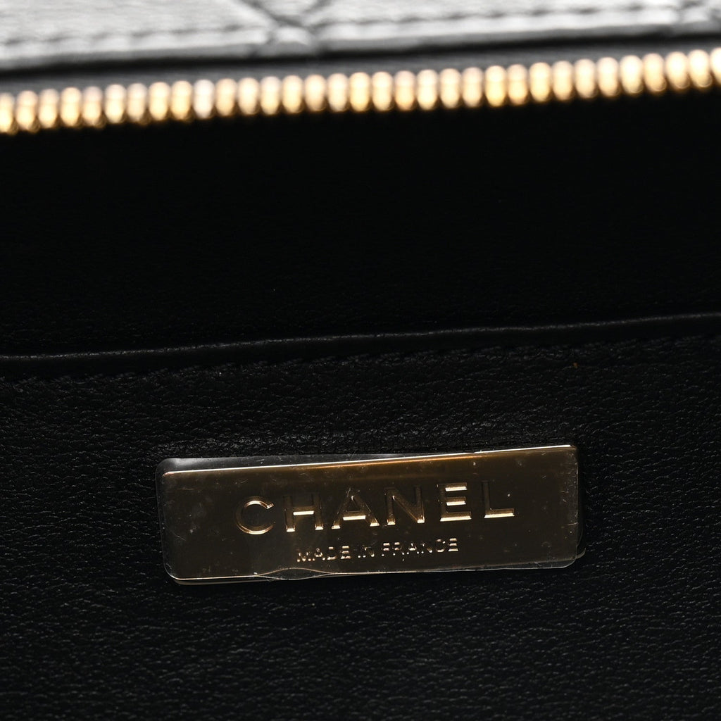 Lambskin Quilted Coco Click Bag Black