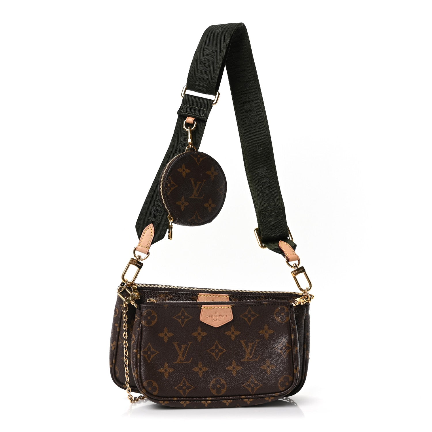 Monogram Multi Pochette Accessories Kaki
