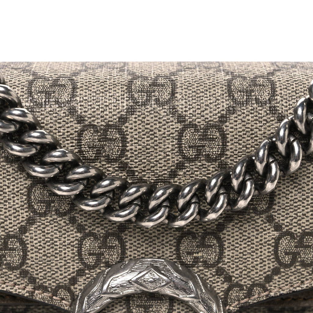 GG Supreme Monogram Mini Dionysus Shoulder Bag Taupe
