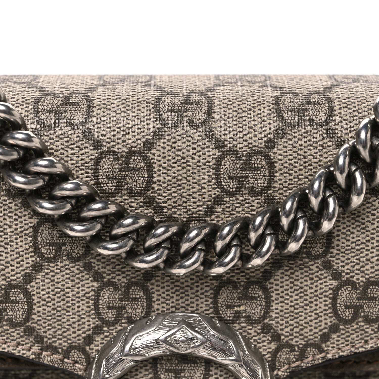GG Supreme Monogram Mini Dionysus Shoulder Bag Taupe