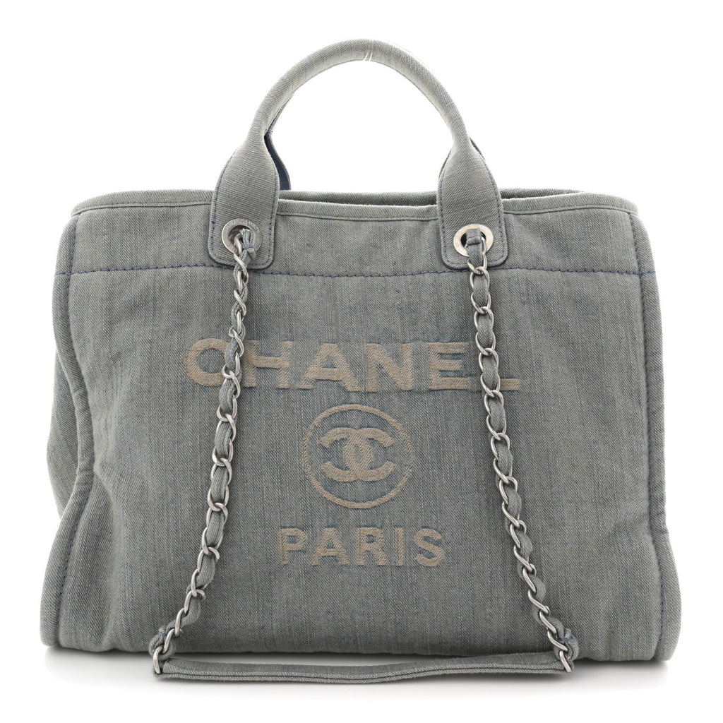 Denim Medium Deauville Tote Light Blue