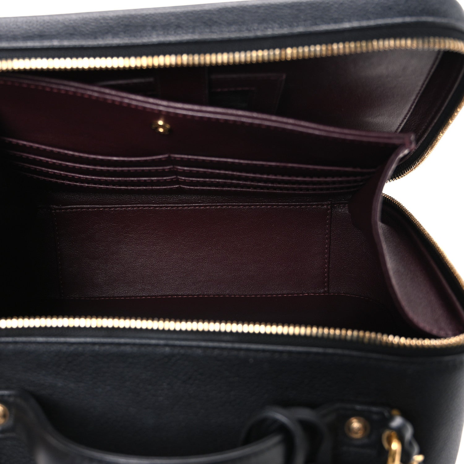 Caviar Quilted Large CC Filigree Vanity Case Black