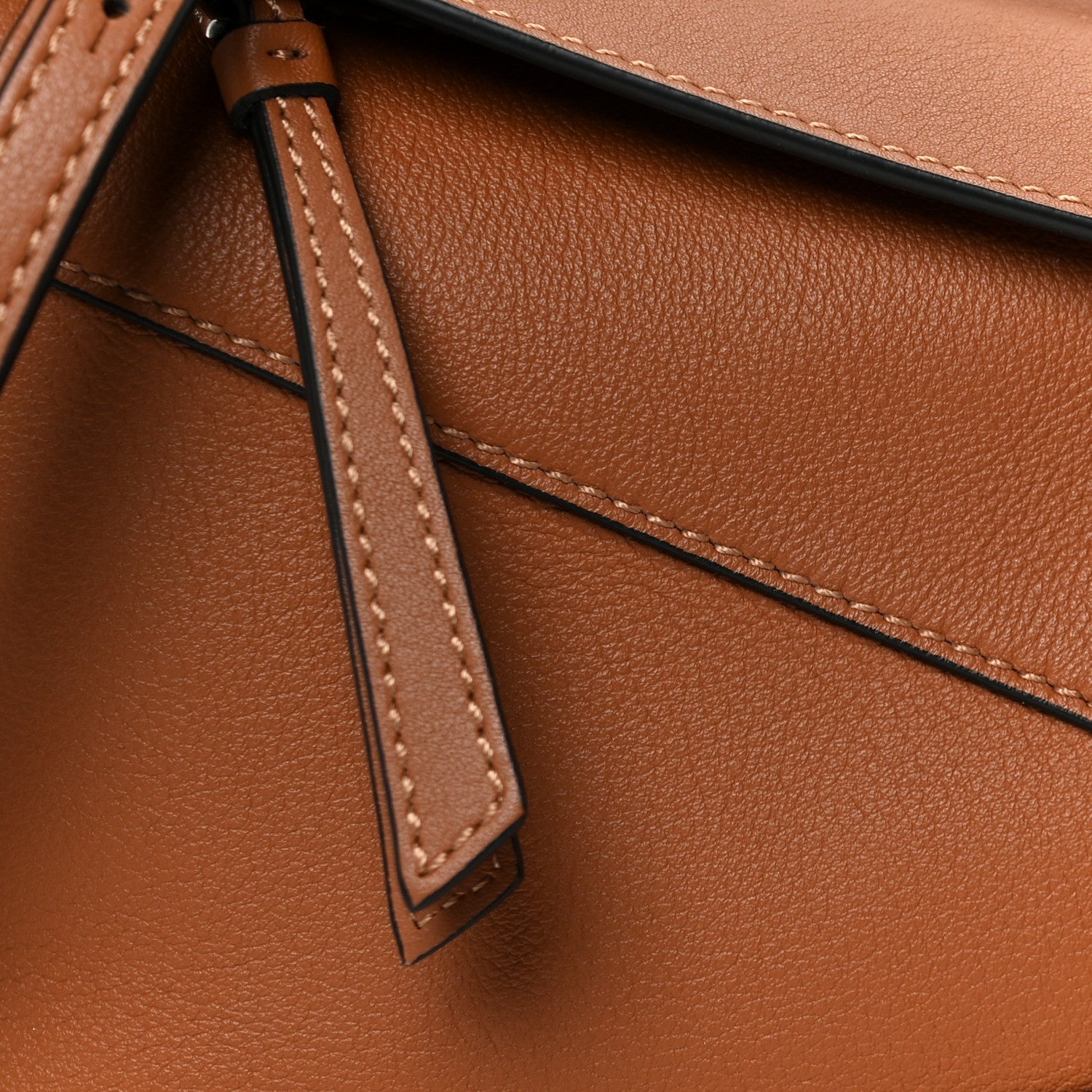 Calfskin Mini Puzzle Bag Tan