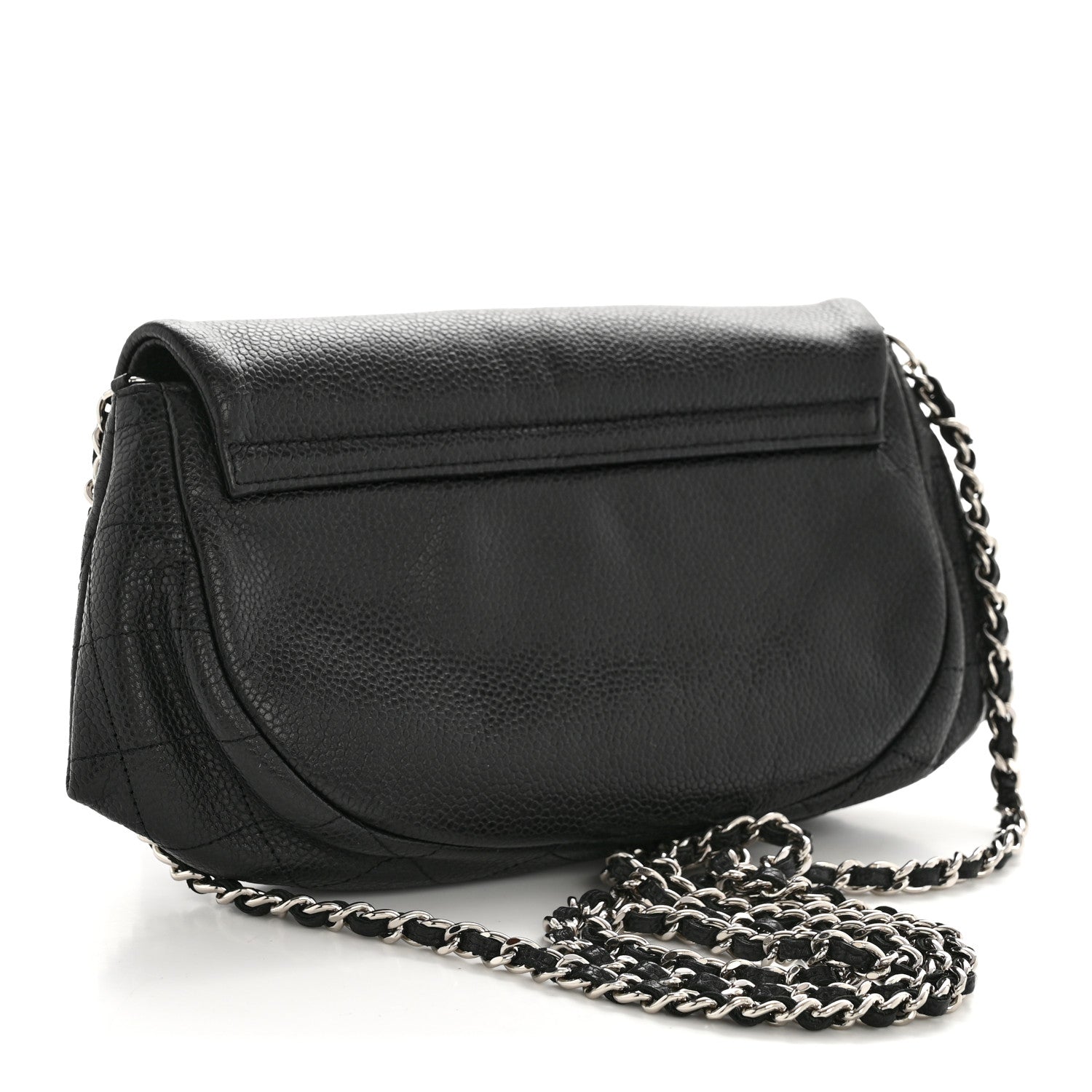 Caviar Half Moon Wallet On Chain WOC Black
