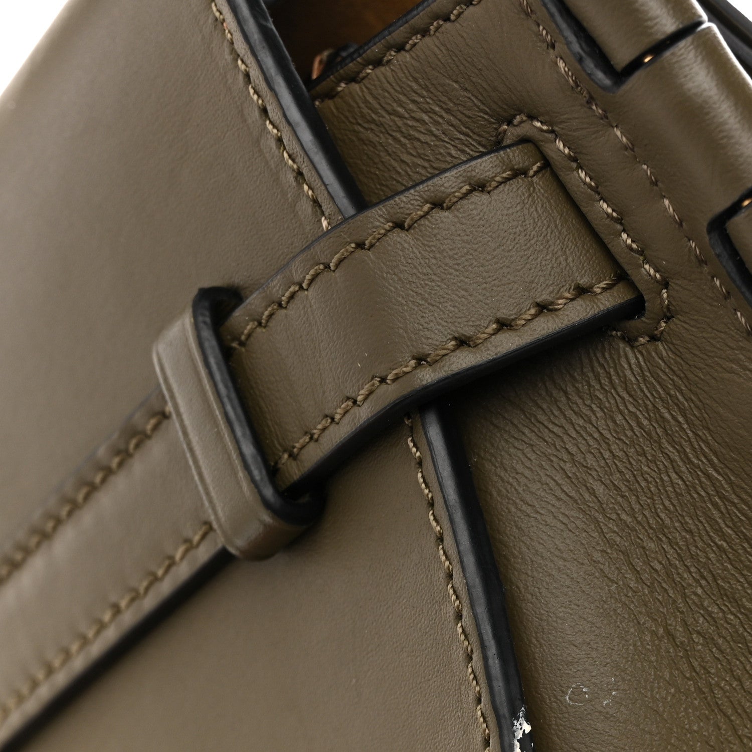 Calfskin Jacquard Mini Gate Dual Bag Autumn Green