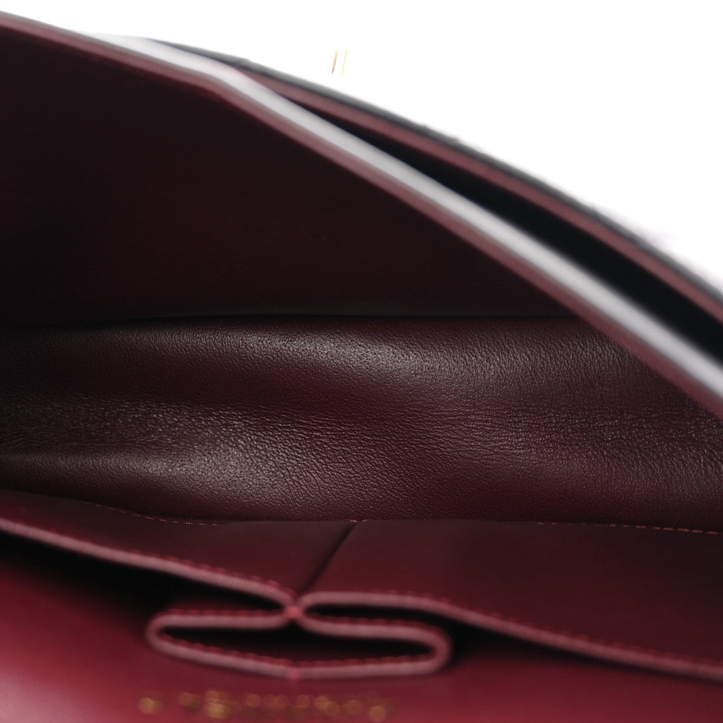 Lambskin Quilted Small Double Flap Black