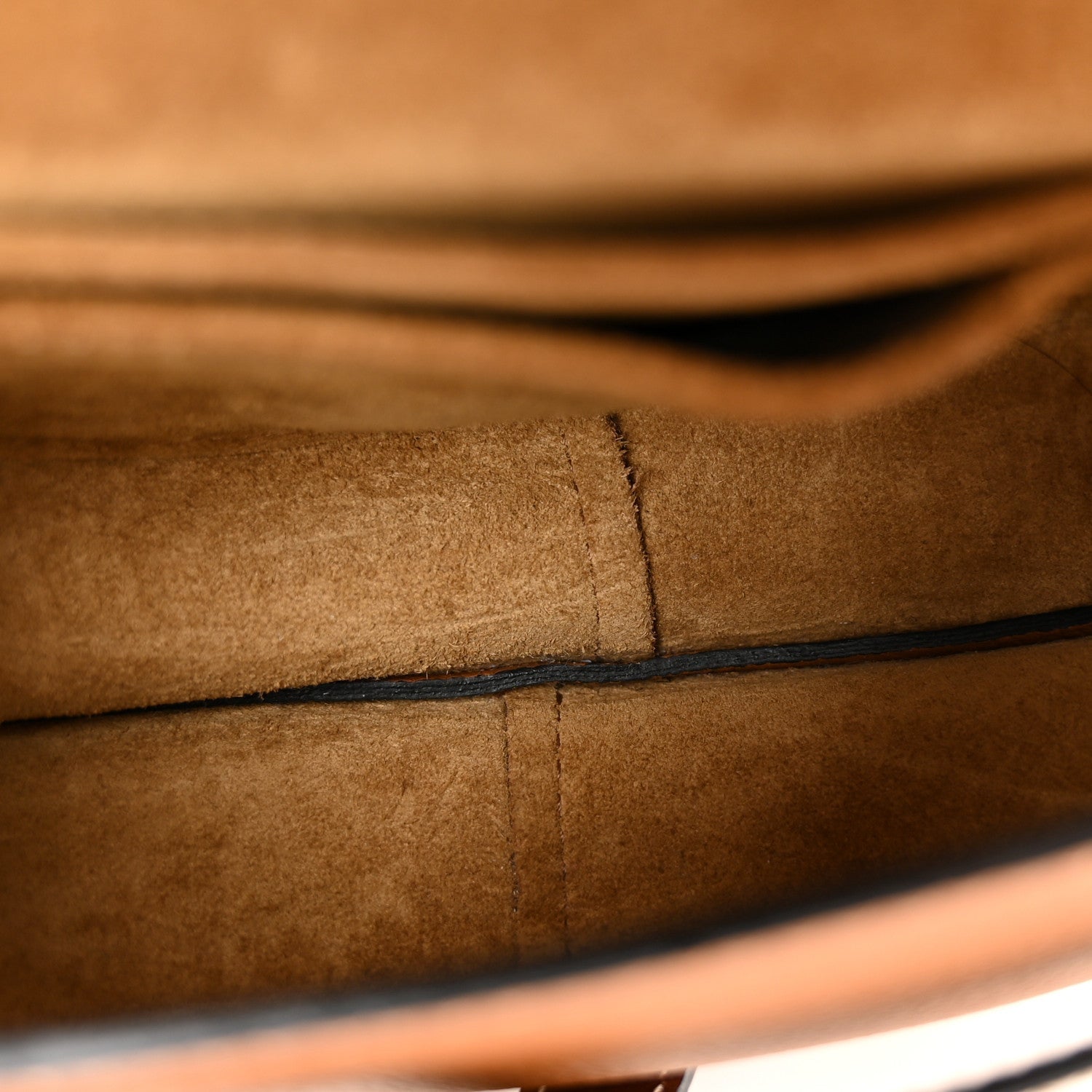 Grained Calfskin Mini Gate Crossbody Bag Caramel Pecan