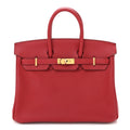 Swift Birkin 25 Rouge Casaque