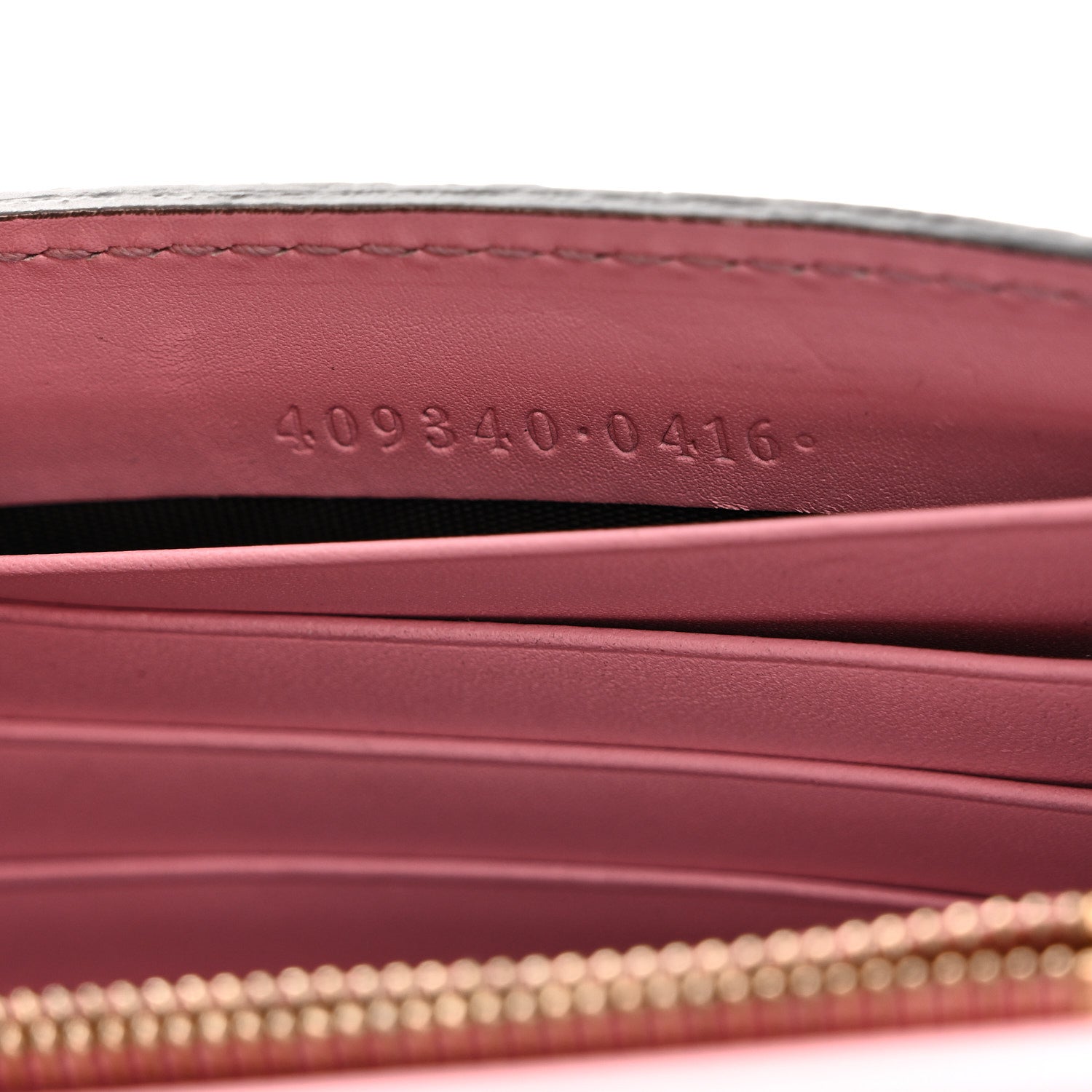 Guccissima Icon Chain Wallet Carmine Rose