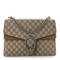 GG Supreme Monogram Medium Dionysus Shoulder Bag Taupe
