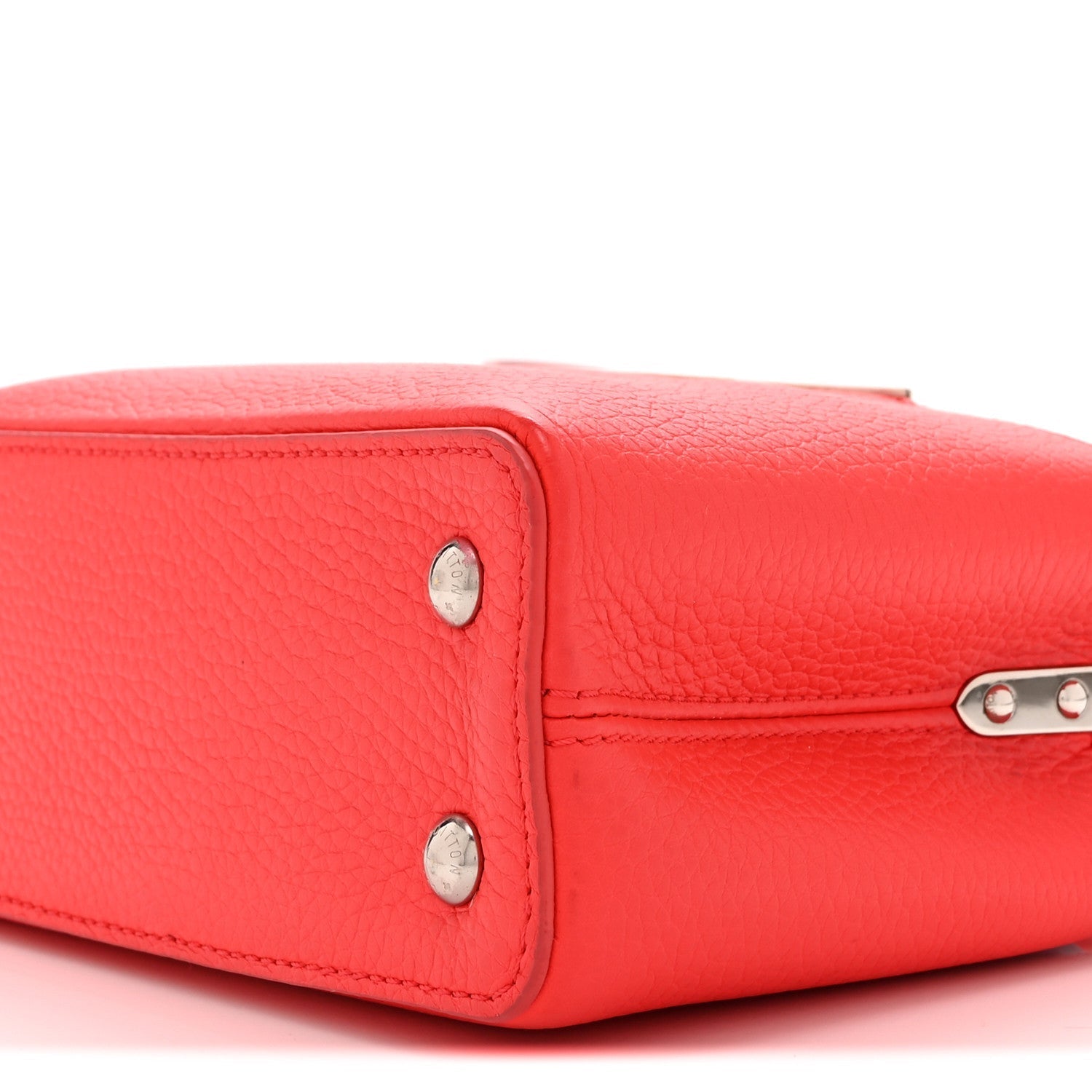 Taurillon Capucines Mini Coral Olympe Blue