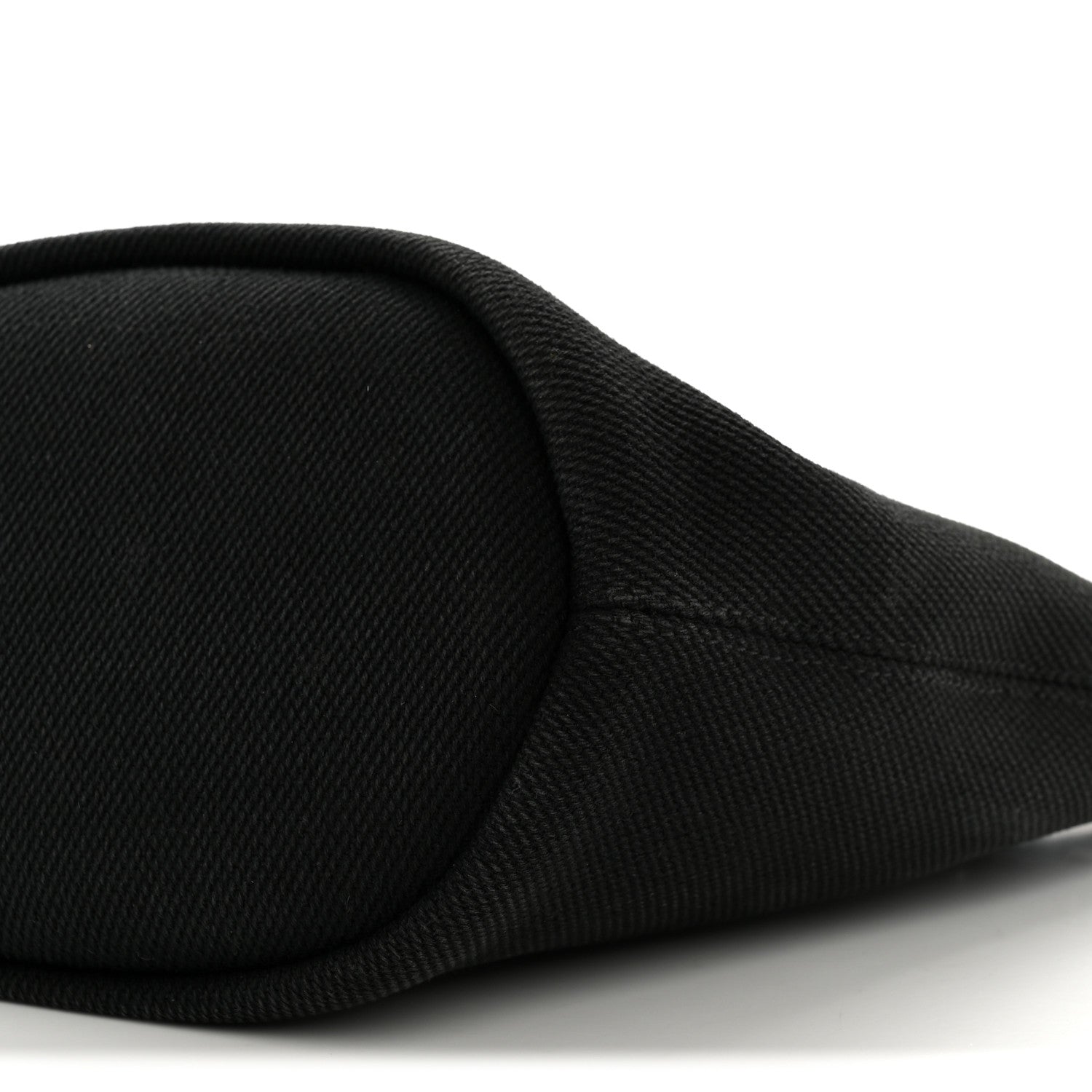 Canvas Deauville Drawstring Bucket Bag Black