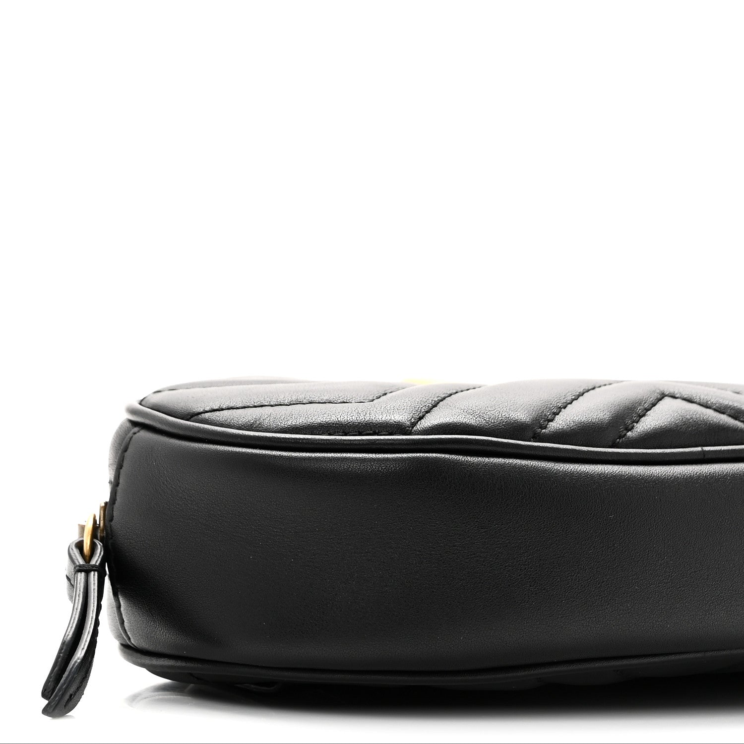 Calfskin Matelasse GG Marmont Belt Bag 85 34 Black