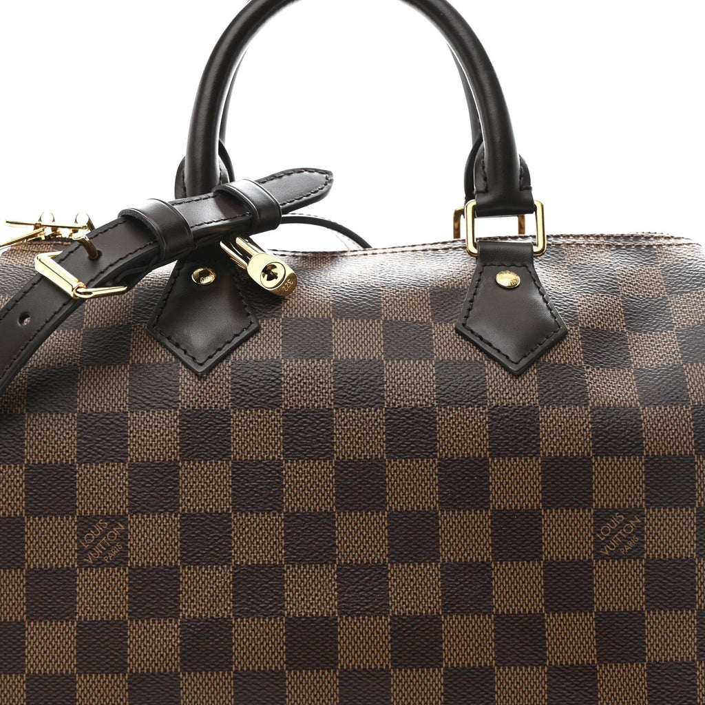 Damier Ebene Speedy Bandouliere 25