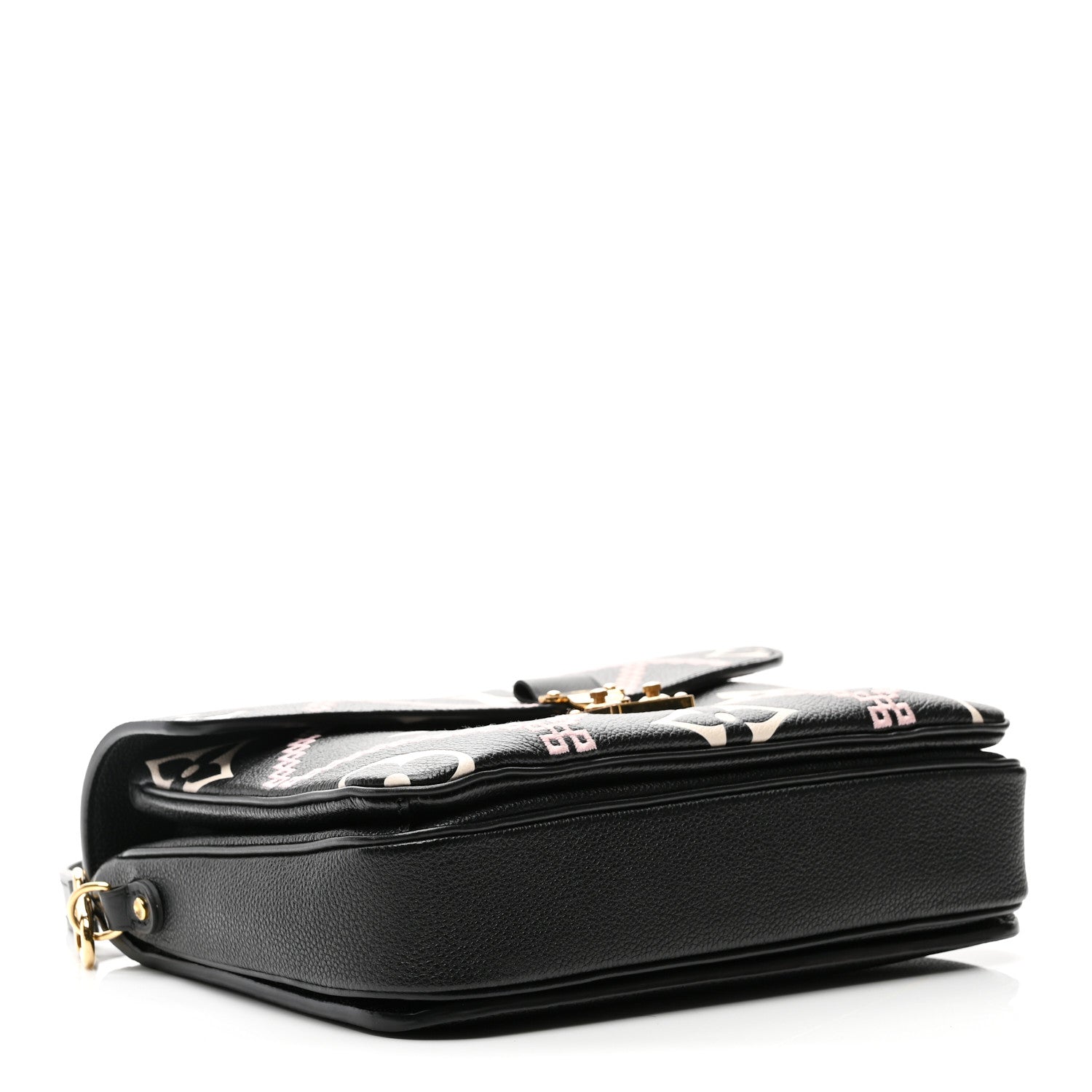 Empreinte Monogram Giant Broderies Pochette Metis Black