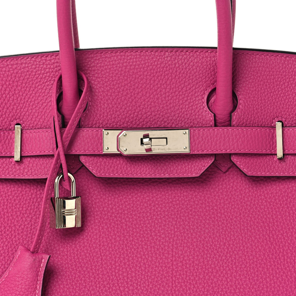 Togo Birkin 30 Rose Pourpre
