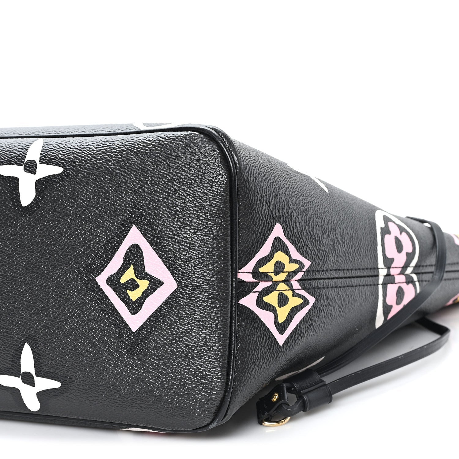 Monogram Giant Wild at Heart Neverfull MM Black