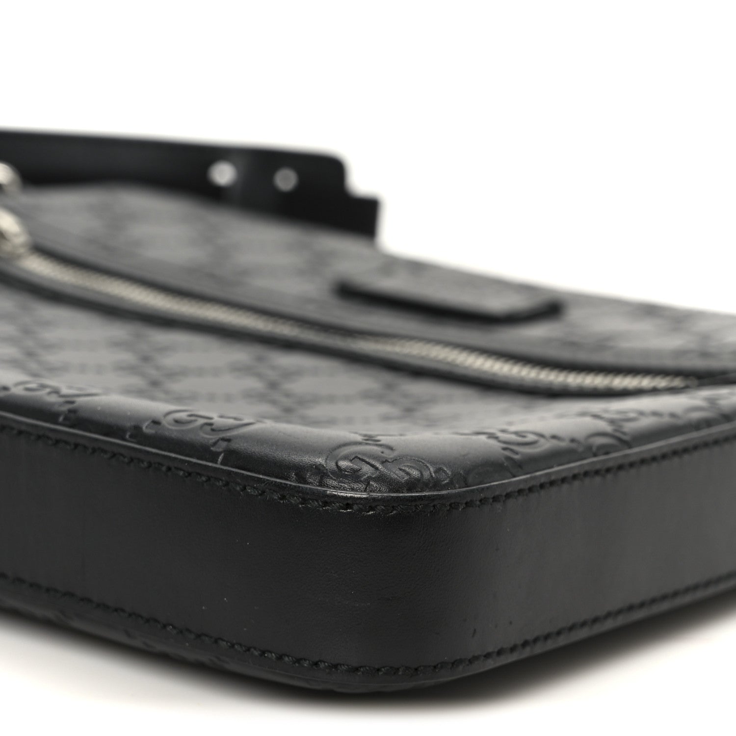 Guccissima Signature Small Messenger Bag Black