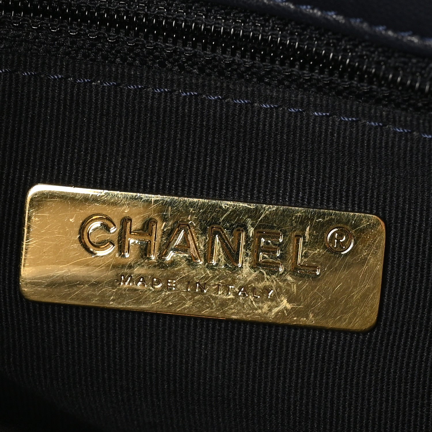 Lambskin Quilted Large Chanel 19 Flap Black