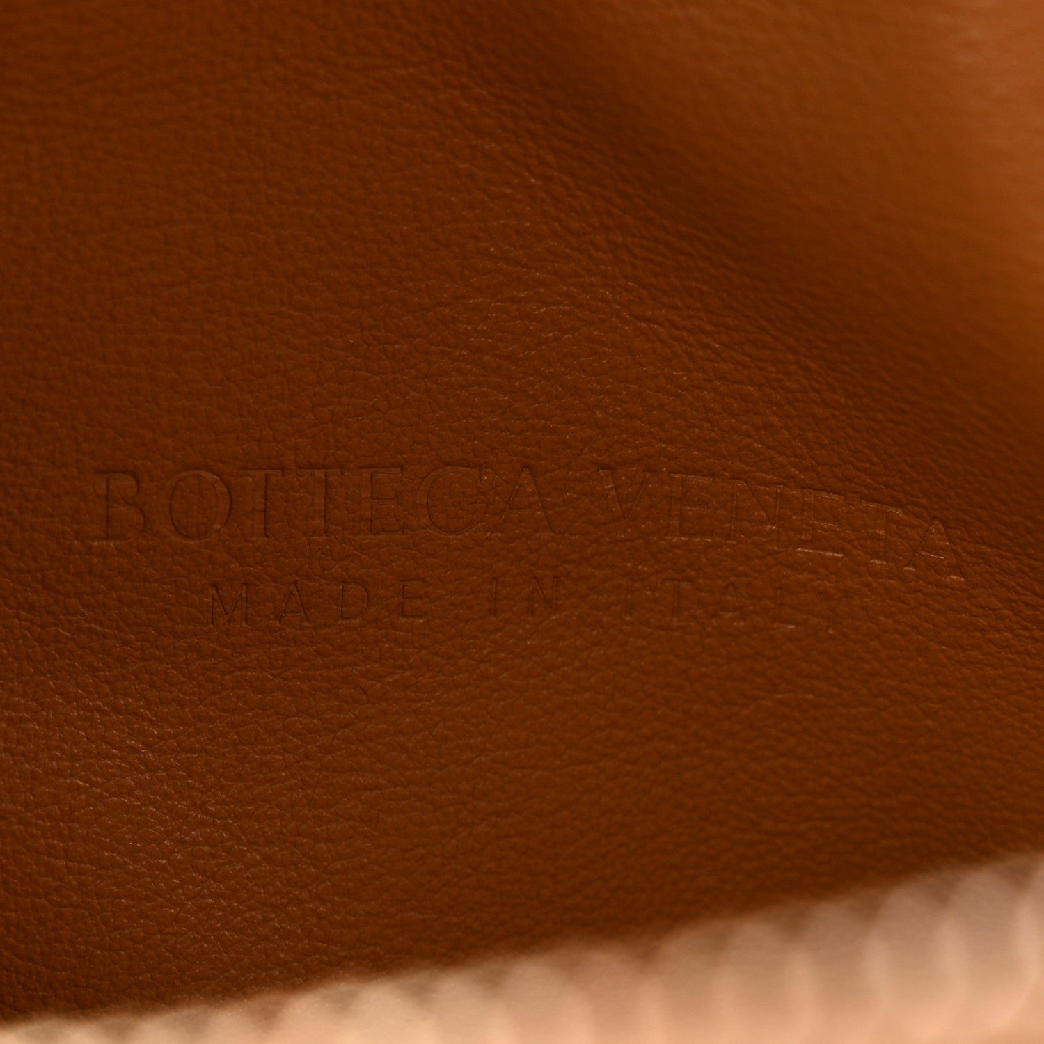 Nappa Intrecciato Teen Jodie Hobo Caramel