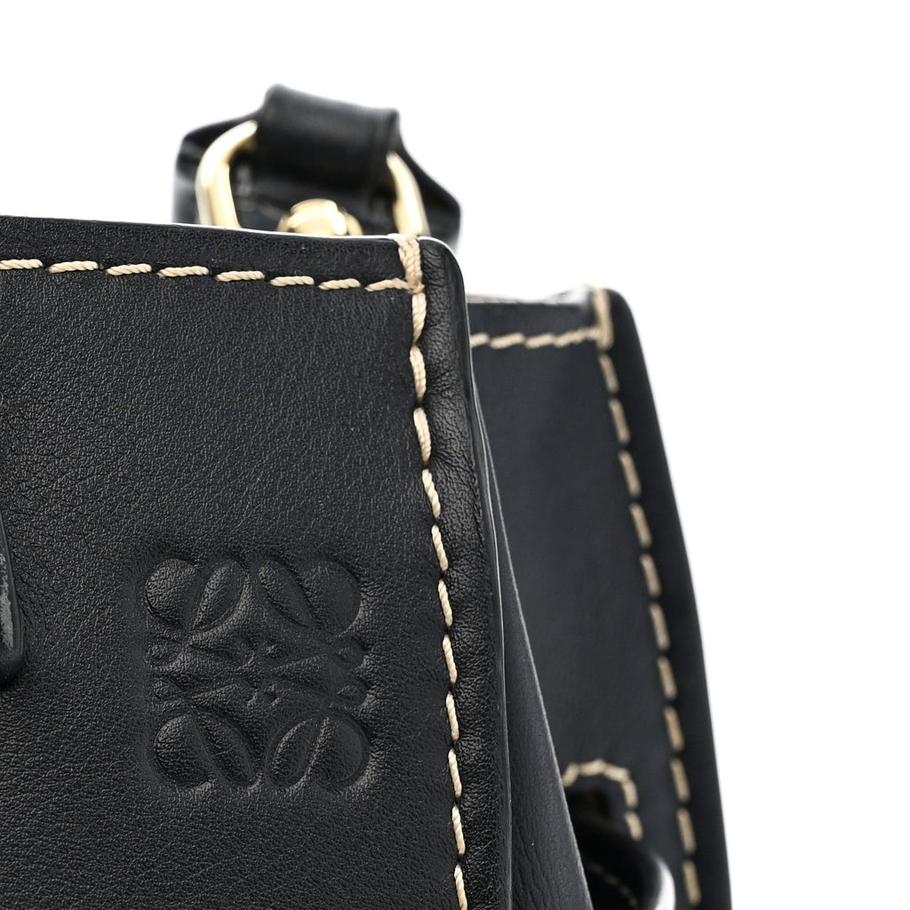 Calfskin Gate Tote Midnight Blue