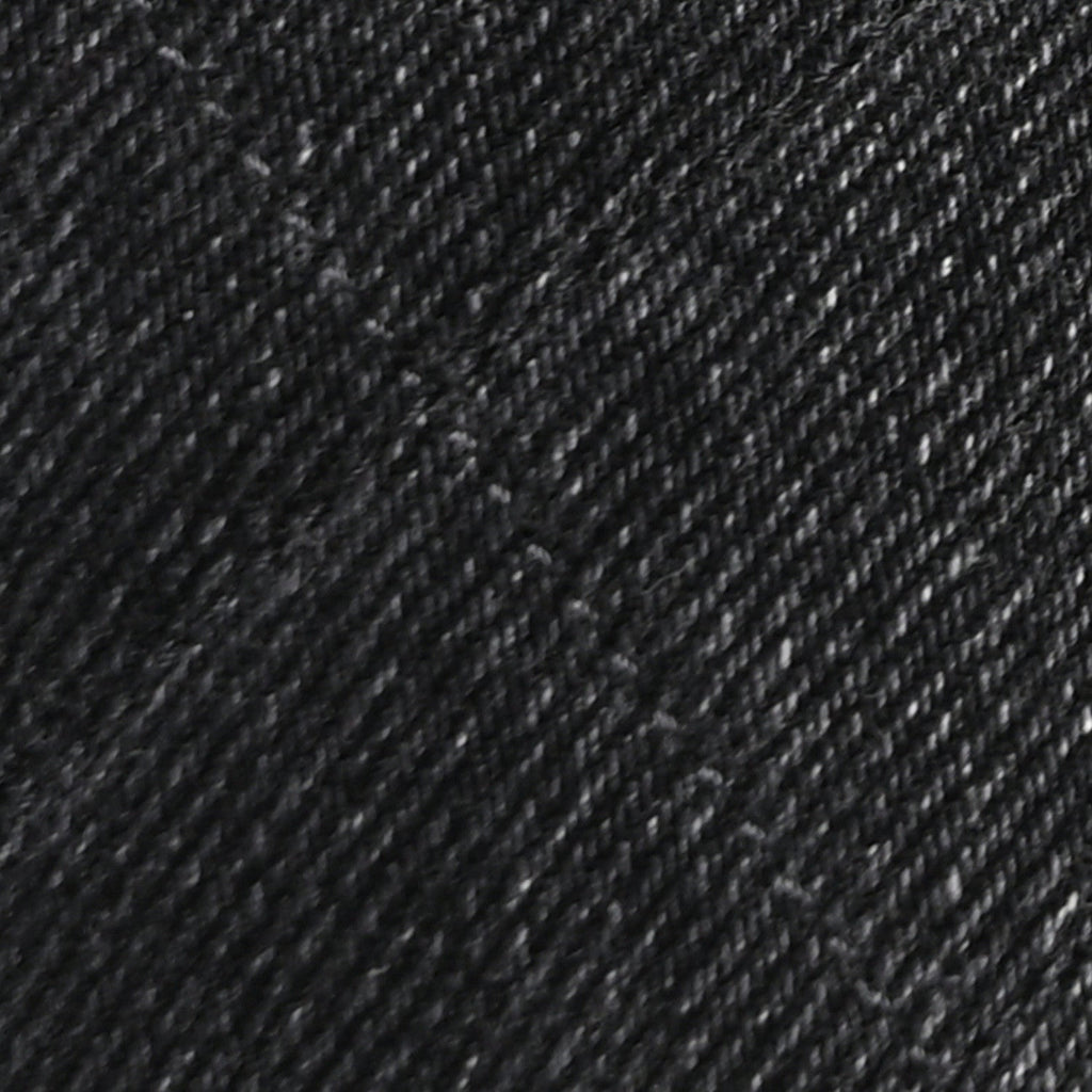 Washed Denim Quilted Medium Chanel 25 Handbag Black