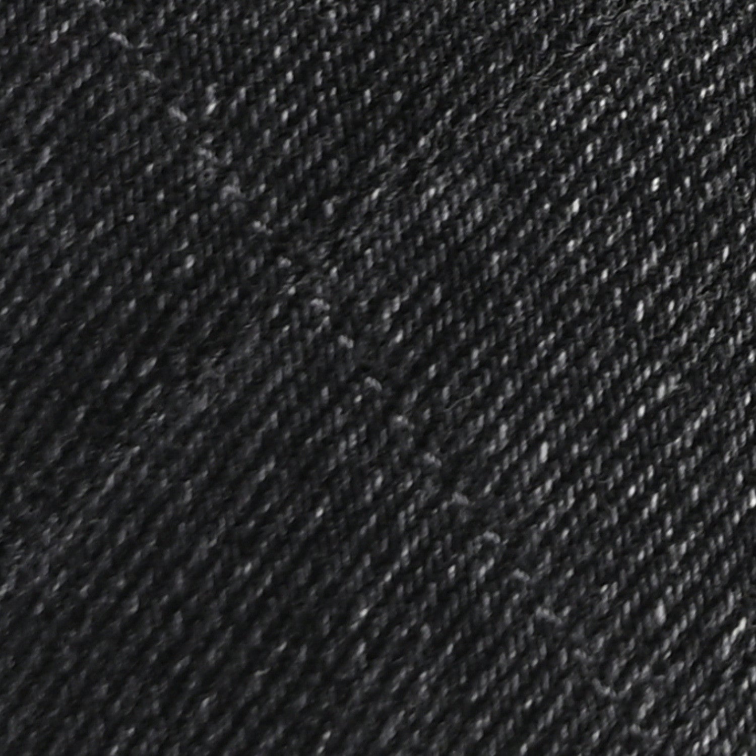 Washed Denim Quilted Medium Chanel 25 Handbag Black