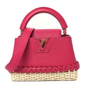 Rattan Taurillon Capucines Mini Magenta