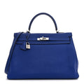 Togo Kelly Retourne 35 Bleu Electrique